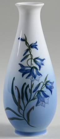 Royal Copenhagen Vase Blue Harebell Floral Vase - No Box