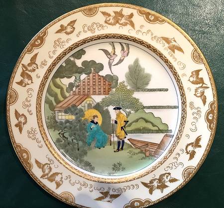 Willow Multicolor Dinner Plate