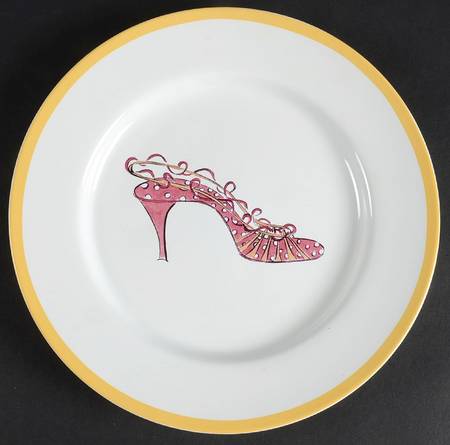 Fall Pumps Salad Plate