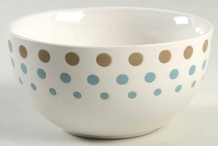 Cucina Circles and Dots Soup/Cereal Bowl