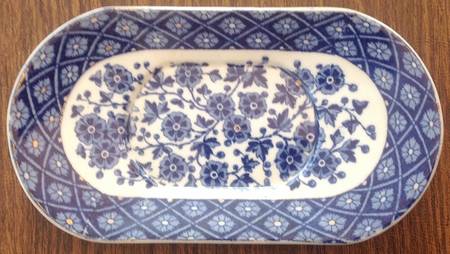 Hawthornden Blue Underplate for Gravy Boat