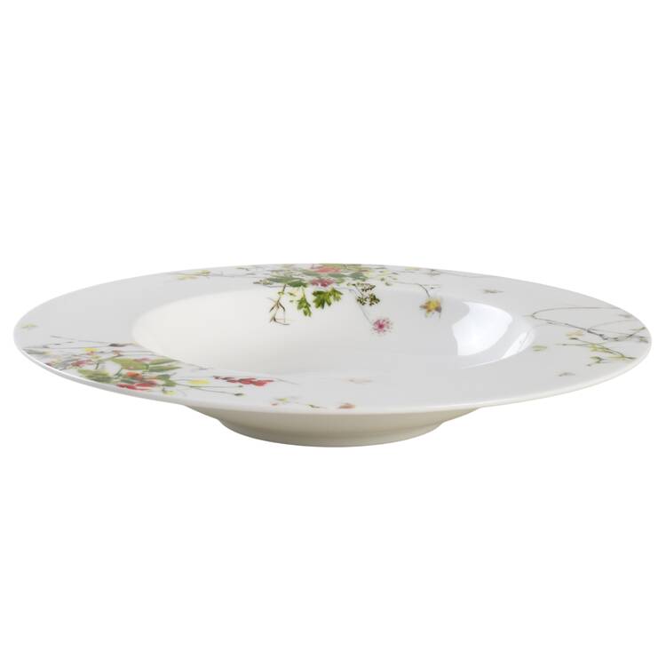 Fleurs Sauvages Large Rim Soup Bowl