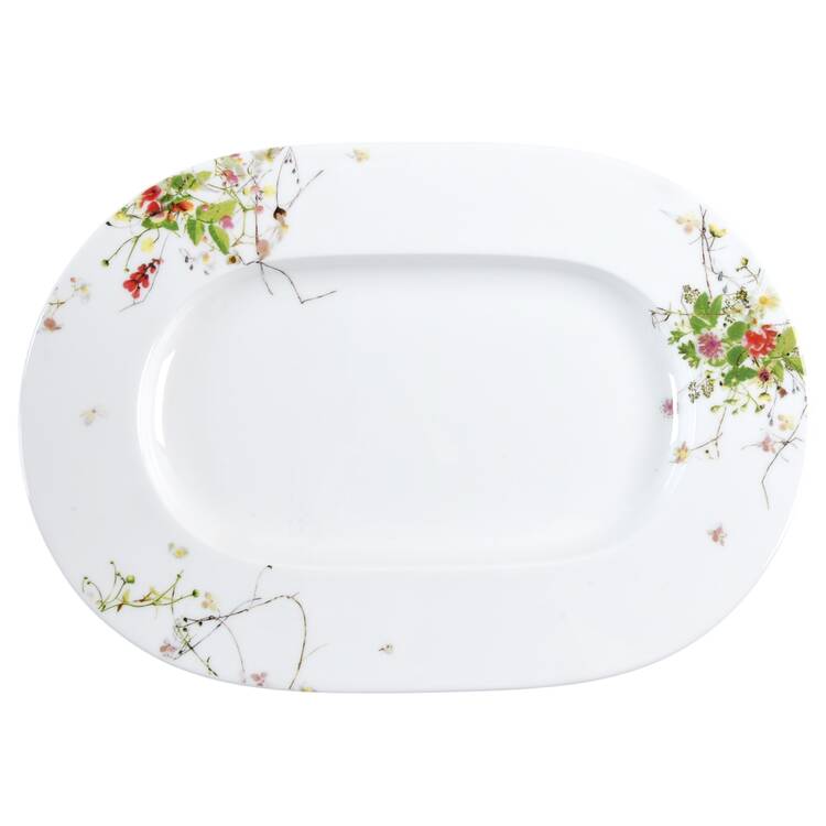 Fleurs Sauvages 13" Oval Serving Platter