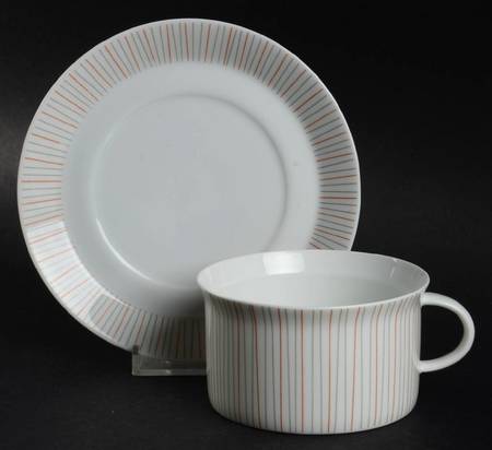 Steglitz Flat Cup & Saucer Set