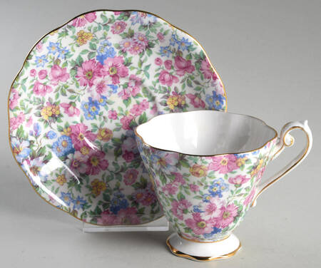 2308 Footed Cup & Saucer Set