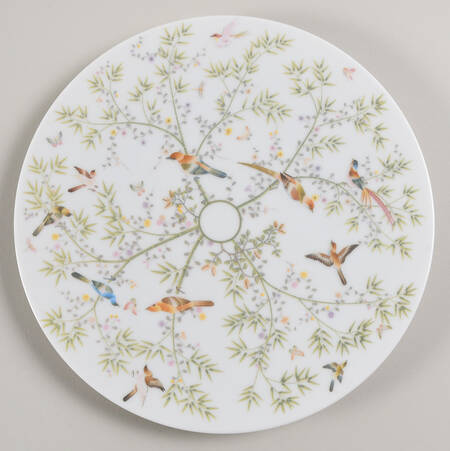 Paradis White Salad/Dessert Plate