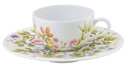 Paradis White Mocha Cup & Saucer Set