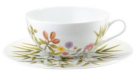Paradis White Breakfast Cup & Saucer Set