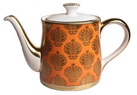 Bristol Belle Orange Teapot & Lid