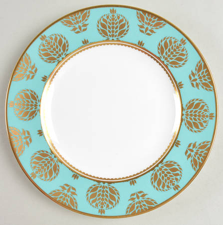 Bristol Belle Turquoise Salad Plate