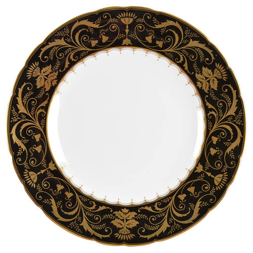 Darley Abbey Harlequin Black by Royal Crown Derby
