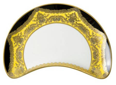 Amber Palace Crescent Salad Plate
