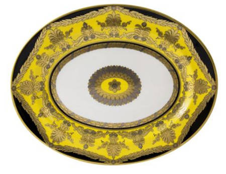 Amber Palace 13" Oval Serving Platter