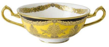 Amber Palace Flat Cream Soup Bowl