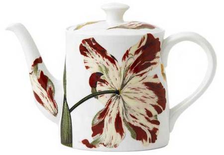 Botanical Tulips Teapot & Lid