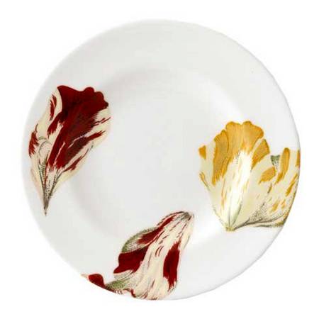 Botanical Tulips Salad Plate