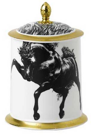 Equus Gold Medium Storage Jar & Lid