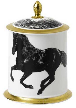 Equus Gold Large Storage Jar & Lid