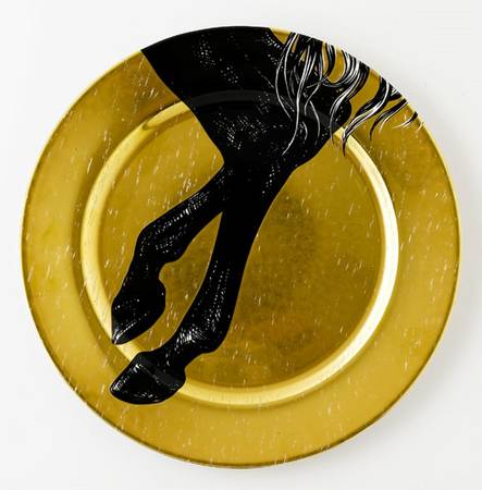 Equus Gold Dinner Plate