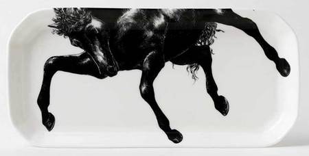 Equus White Large Sandwich Tray
