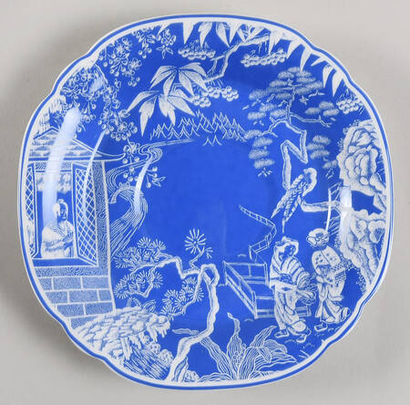 Mikado Blue Saucer for Breakfast Cup