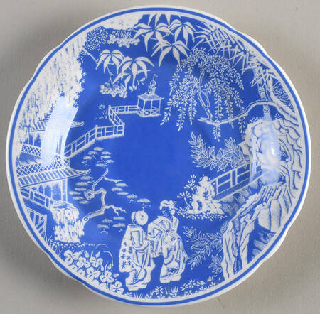 Mikado Blue Saucer
