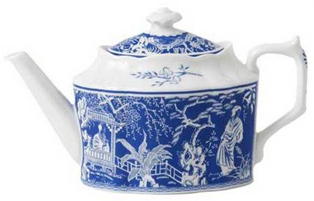 Mikado Blue Teapot & Lid