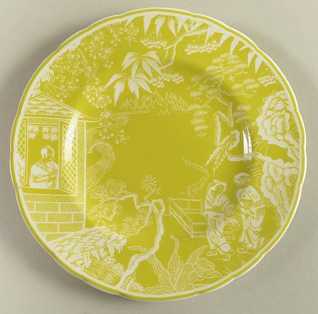 Mikado Lime Green Bread & Butter Plate