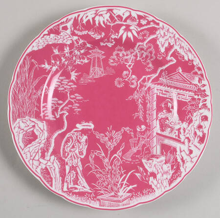 Mikado Pink Salad Plate
