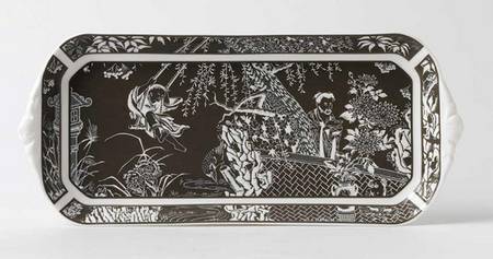 Mikado Taupe 13" Sandwich Tray