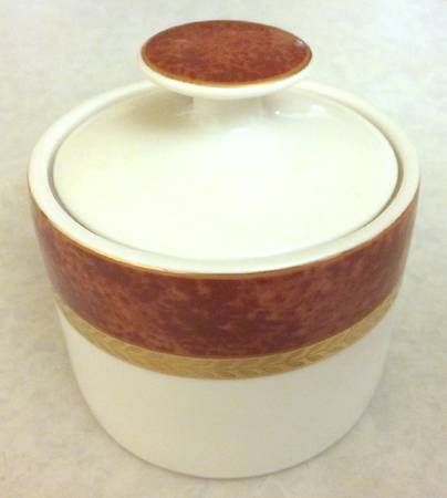 Imperial Sienna Sugar Bowl & Lid