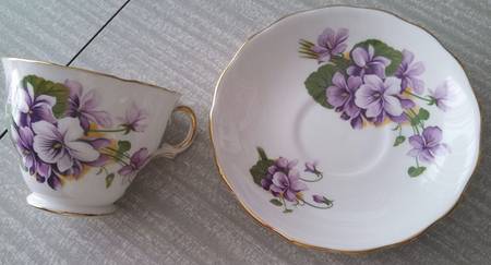 ROK44 Footed Cup & Saucer Set