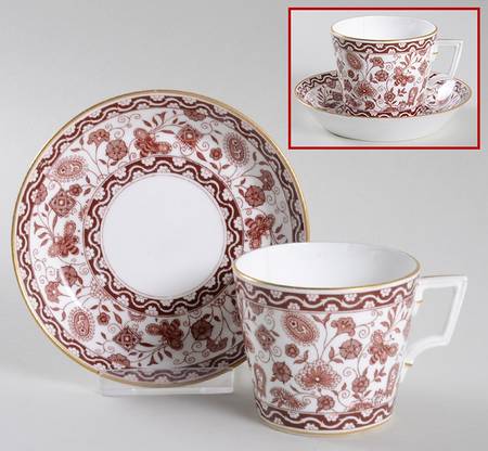 Wilmot-Brown Flat Cup & Saucer Set