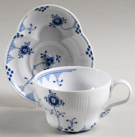 Blue Elements Flat Cup & Saucer Set