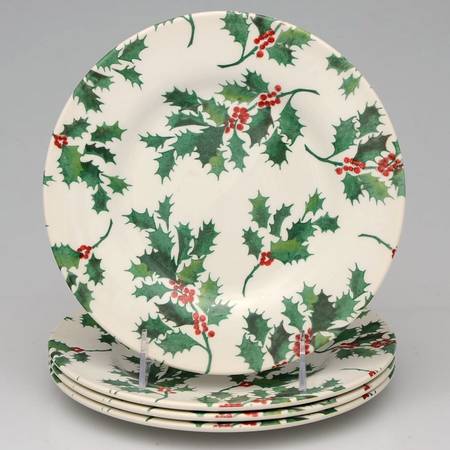 Holly Salad Plate - Set of 4