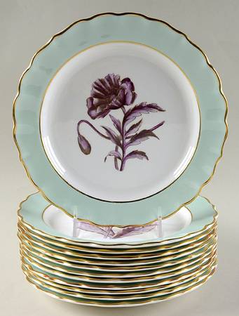 Z2091 (Scalloped) Luncheon Plate - Set of 12 Motifs