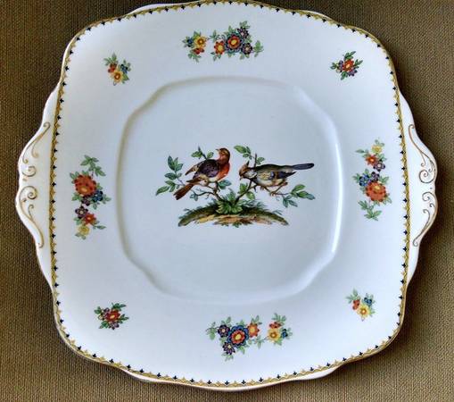 6009 Square Handled Cake Plate