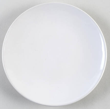 Coupe White Salad Plate
