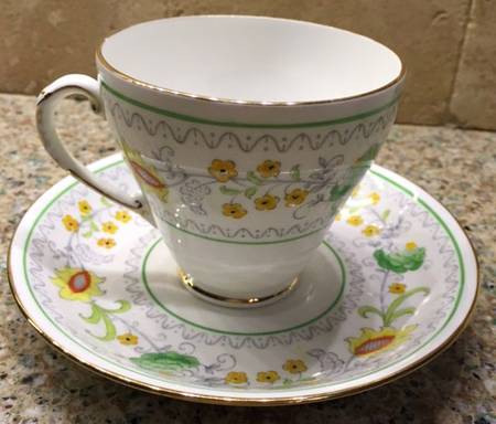 Gresham Footed Cup & Saucer Set