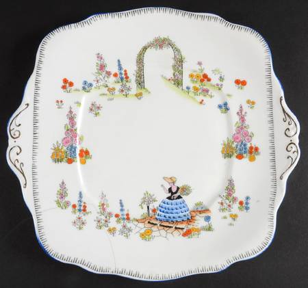 Dainty Dinah (Blue Trim) by Royal Albert