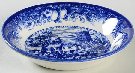 Herdsman, The (Blue) Soup/Cereal Bowl