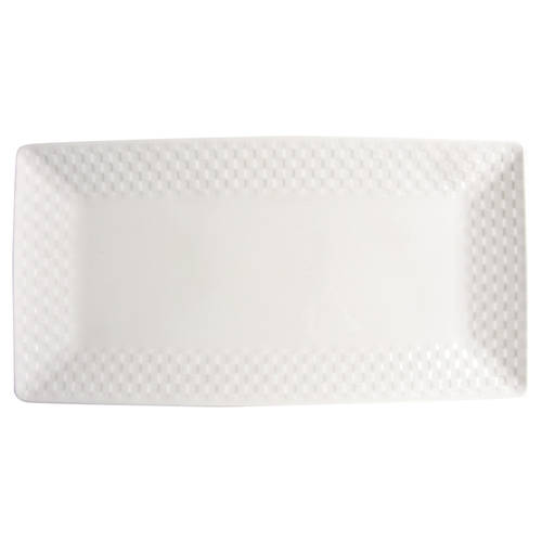Basketweave 16" Rectangular Serving Platter