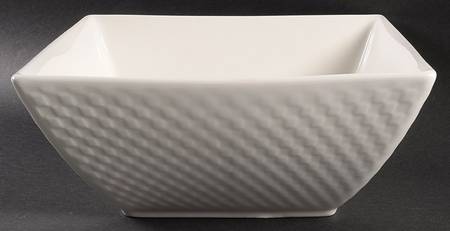 Basketweave 10" Square Serving Bowl