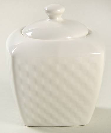 Basketweave Sugar Bowl & Lid