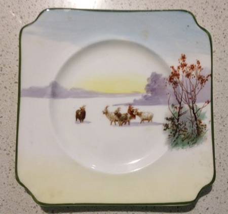H66 Square Salad Plate