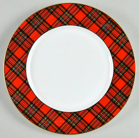 Royal Stewart Salad Plate