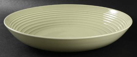 Maze Sage Green 11" Round Serving Bowl