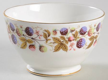 Golden Bramble Handled Cake Plate