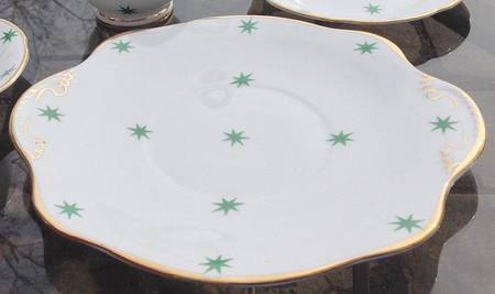 608H Handled Cake Plate