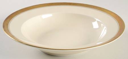 5169 (Cream Background) Rim Soup Bowl